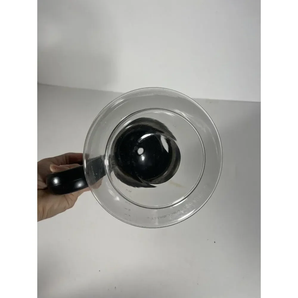 Mr. Coffee 12 Cup Carafe Glass Replacement‎ Decanter Pot Black Handle & Lid